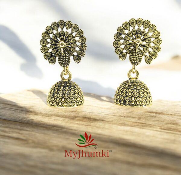 Oxidised Jhumka Earring For Women